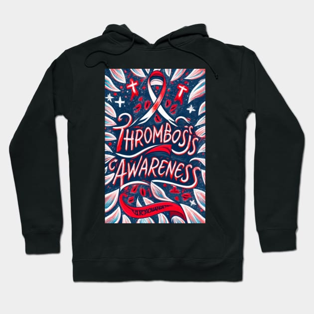 Thrombosis Awareness Ribbon of Hope Hoodie by Seeds of Authority